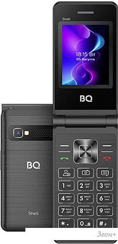 Кнопочный телефон BQ BQ-2411 Shell (черный)