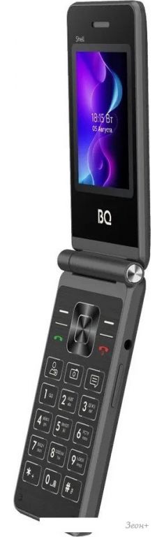 Кнопочный телефон BQ BQ-2411 Shell (черный)