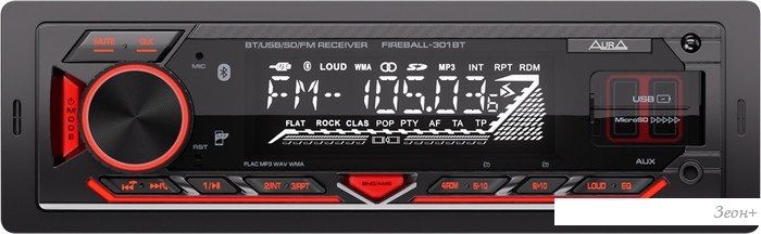 USB-магнитола Aura Fireball-301BT