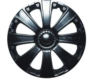 Набор колпаков на диски Redmark RS-T черный глянец 15" RM11523 (4шт)