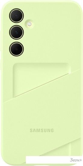 Чехол для телефона Samsung Card Slot Case Galaxy A35 (лаймовый)