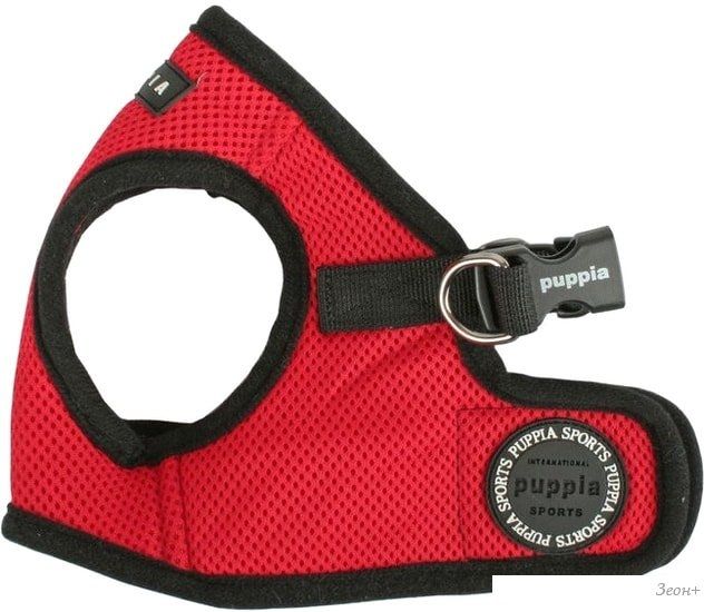 Шлейка-жилетка Puppia Soft Vest PAHA-AH305-RD-3L (красный)