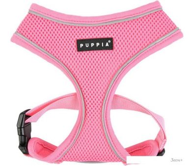 Шлейка Puppia Soft PAUA-HA1828-PK-L (розовый/светоотражающий)