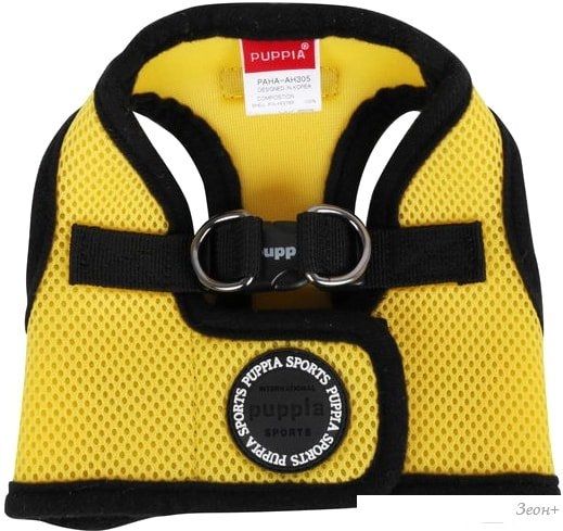 Шлейка-жилетка Puppia Soft Vest PAHA-AH305-YE-XXL (желтый)