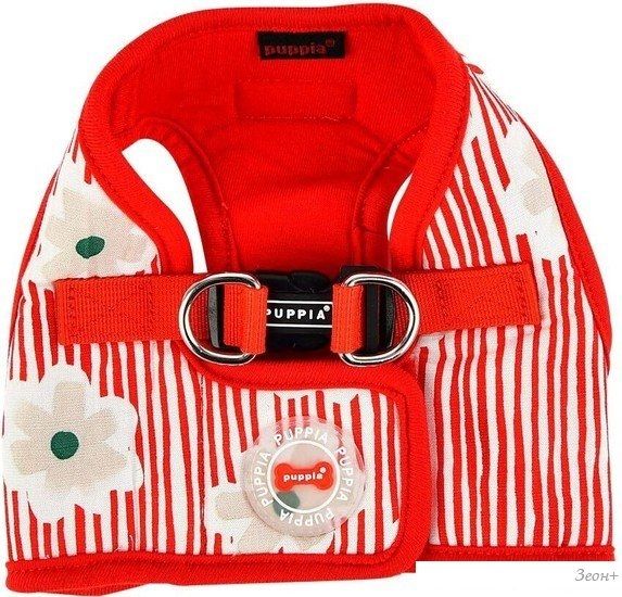 Шлейка-жилетка Puppia Verna PATA-HB1714-RD-S (красный)
