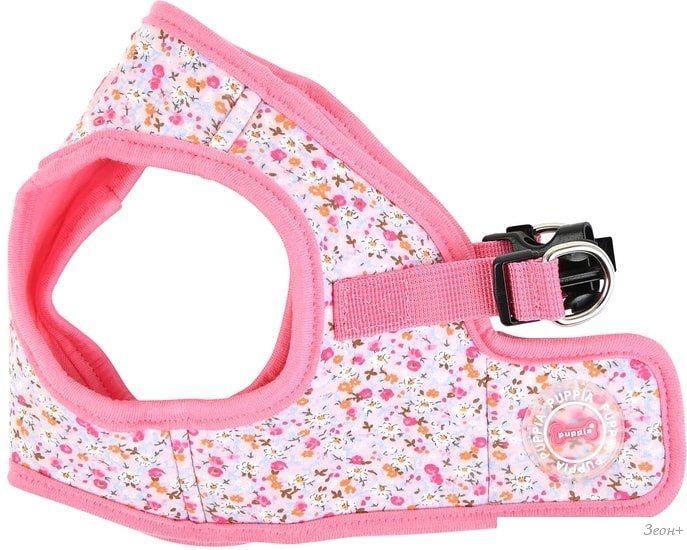 Шлейка-жилетка Puppia Wildflower PAUA-HB1826-PK-M (розовый)