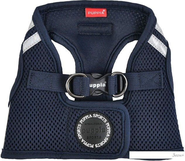 Шлейка-жилетка Puppia Soft PAUA-HB1828-NY-M (синий)
