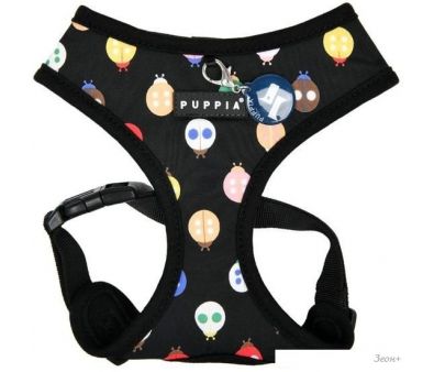 Шлейка-жилетка Puppia Lady Beetle-A PAWA-HA1957-BK-XL (черный)