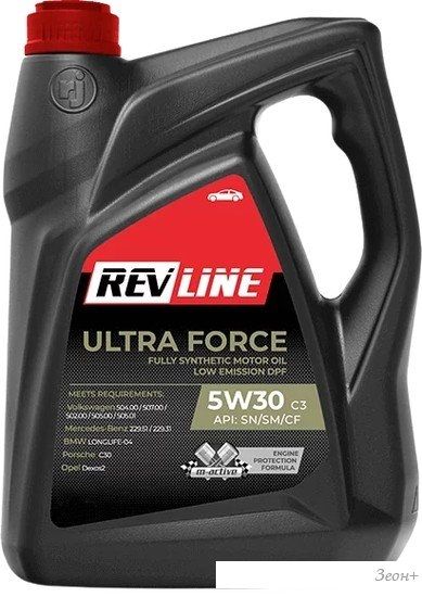 Моторное масло Revline Ultra Force C3 5W-40 5л