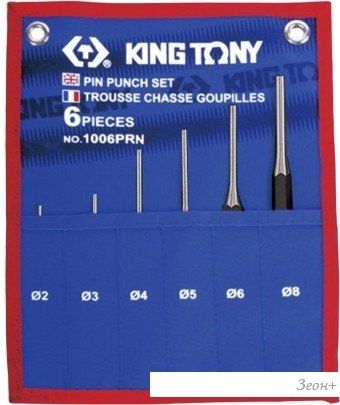 Набор выколоток King Tony 1006PRN (6 предметов)