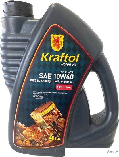 Моторное масло Kraftol Дизель A3/B4 10W-40 4л