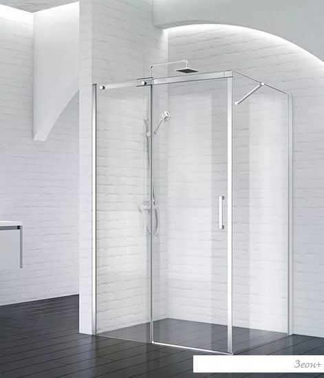 Душевая стенка BelBagno ACQUA-80-FIX-C-Cr