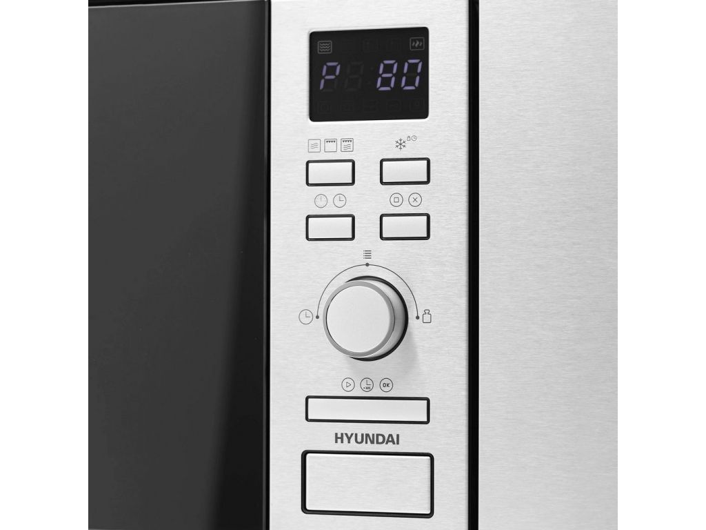 Микроволновая печь Hyundai HBW 2040 (серебристый)