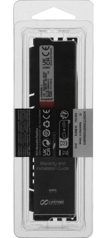 Оперативная память Kingston FURY Beast 8ГБ DDR5 6000 МГц KF560C30BB-8