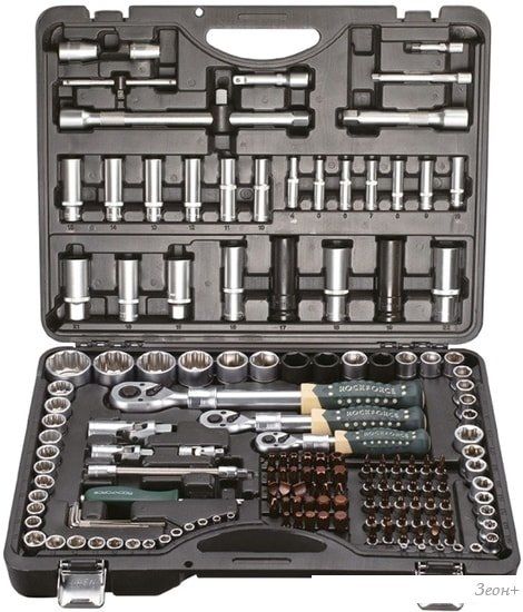 Универсальный набор инструментов RockForce RF-41501-5 (156 предметов)