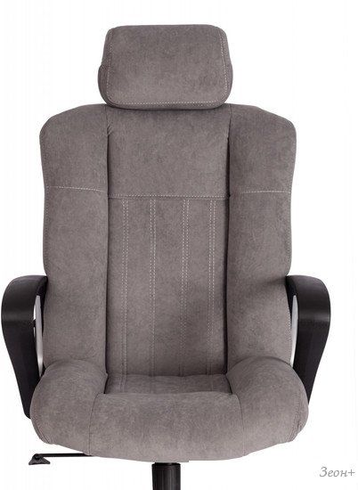 Офисное кресло TetChair Oxford хром/флок (серый)