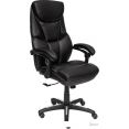 Офисное кресло TetChair Cambridge кожзам/ткань (черный/черный)