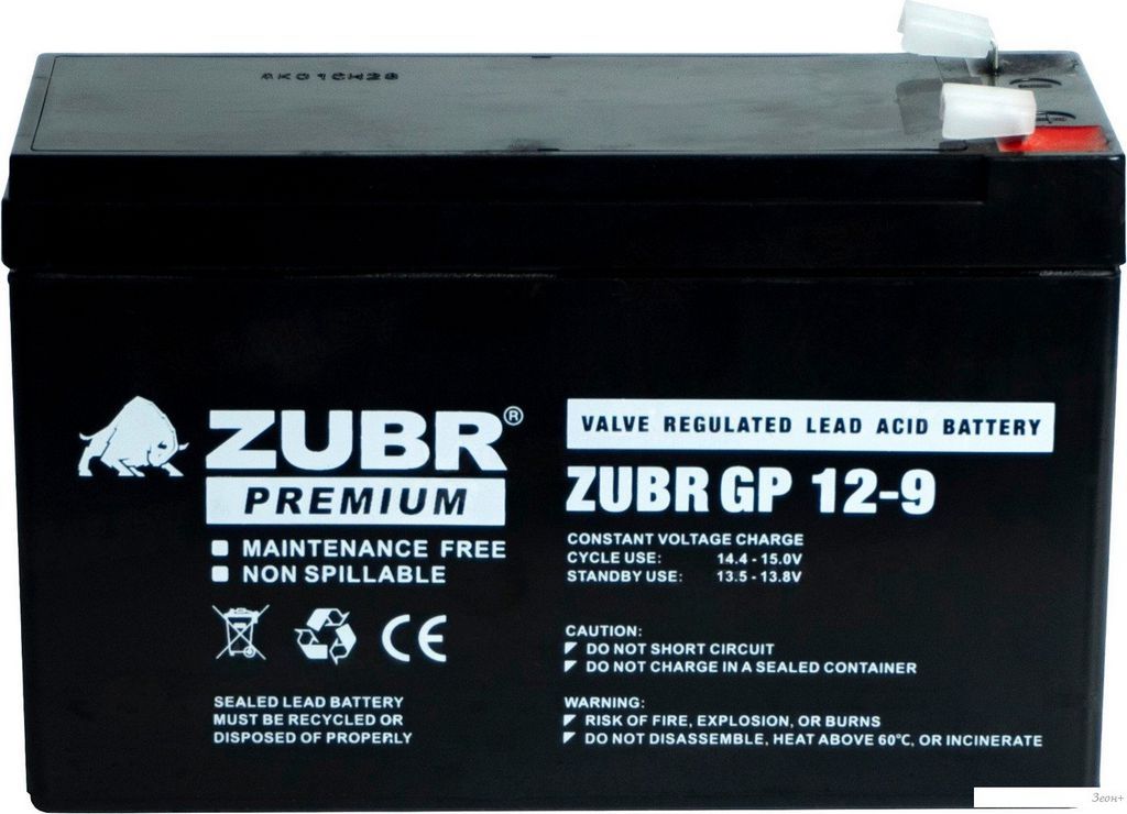 Аккумулятор для ИБП Zubr GP 12-9