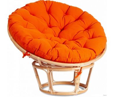 Кресло TetChair Papasan Eco P115-1/SP STD (натуральный/оранжевый)