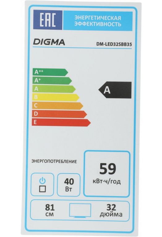 Телевизор Digma DM-LED32SBB35