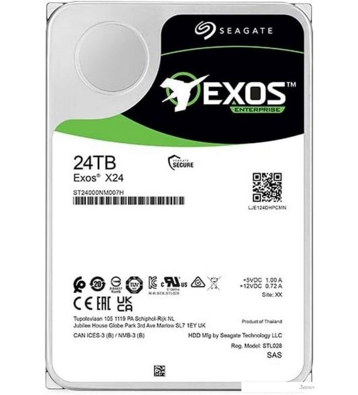 Жесткий диск Seagate Exos X24 24TB ST24000NM007H