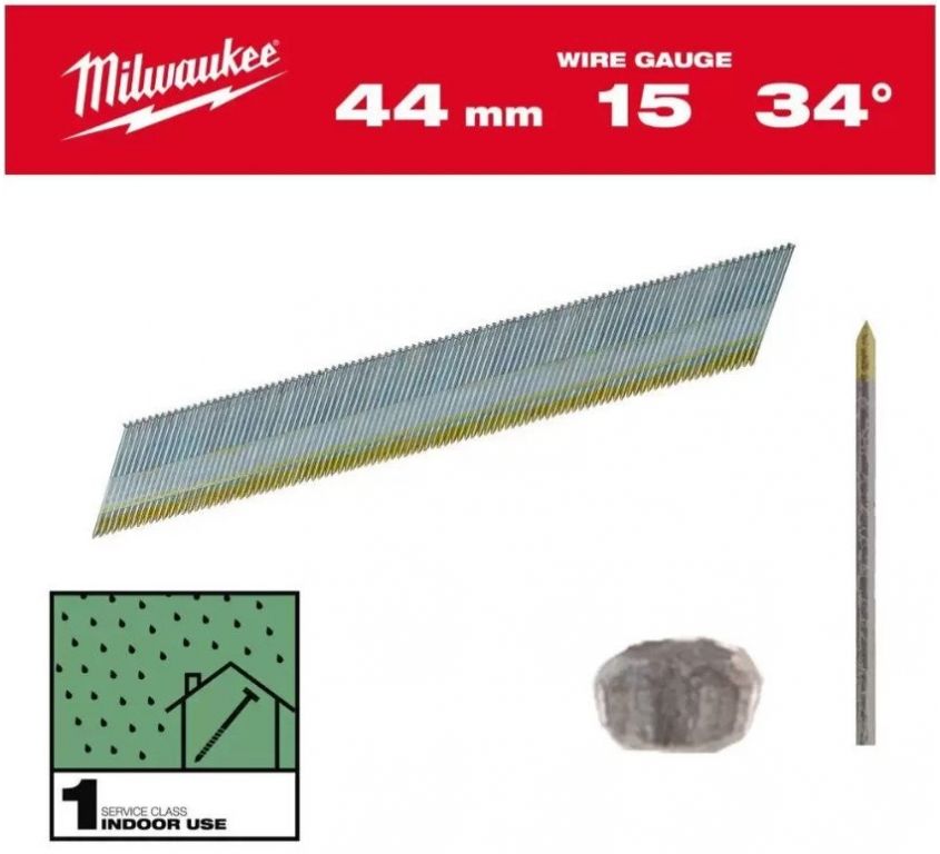 Гвозди для пистолета Milwaukee 4932492576 (2500 шт)
