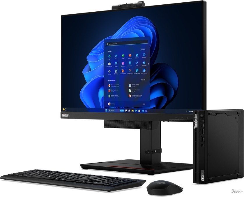 Компактный компьютер Lenovo ThinkCentre M70q Gen 4 12E30023RU