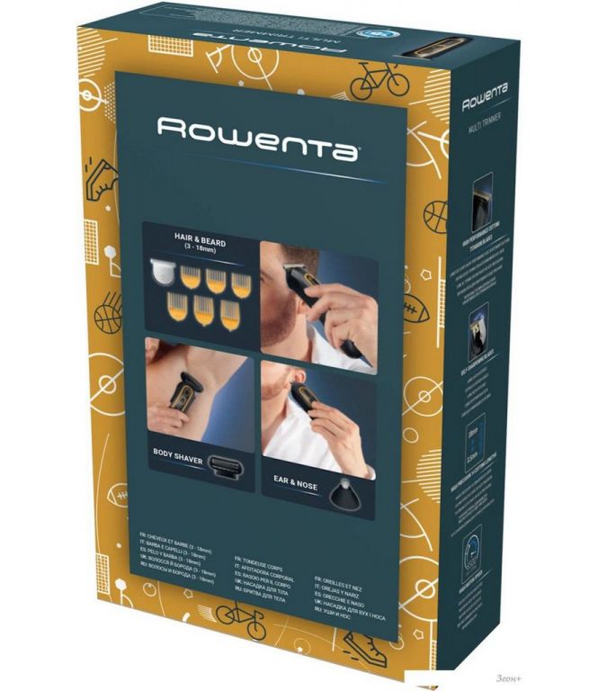 Машинка для стрижки волос Rowenta Sport TN9113F0