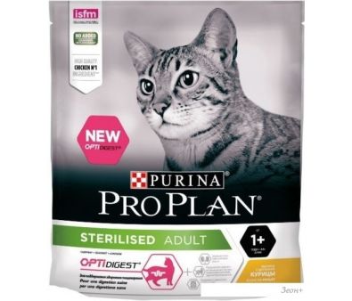 Сухой корм для кошек Pro Plan Sterilised Adult Optidigest с курицей 400 г
