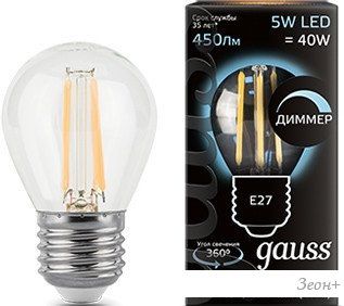   Gauss E27 5  4100K 105802205-D