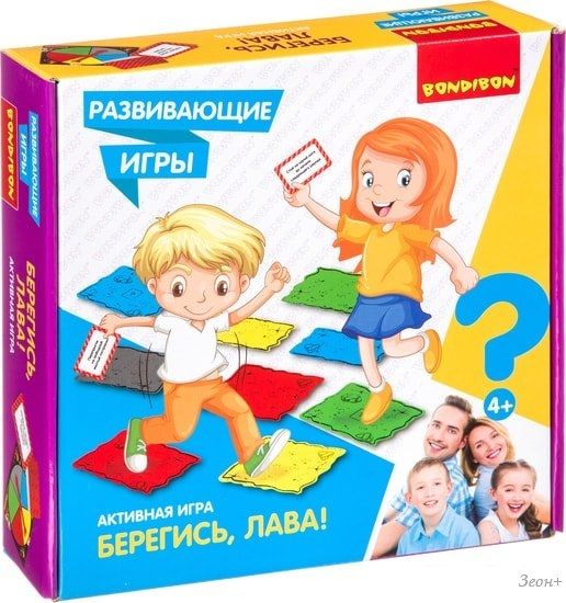 Развивающая игра Bondibon Берегись, лава! ВВ4160