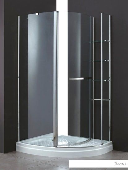 Душевой уголок Cezares Elena-W-RH-1-120/90-C-Cr-L