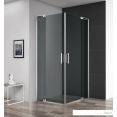 Душевой уголок Cezares SLIDER-AH-2-70/80-90/100-GRIGIO-Cr