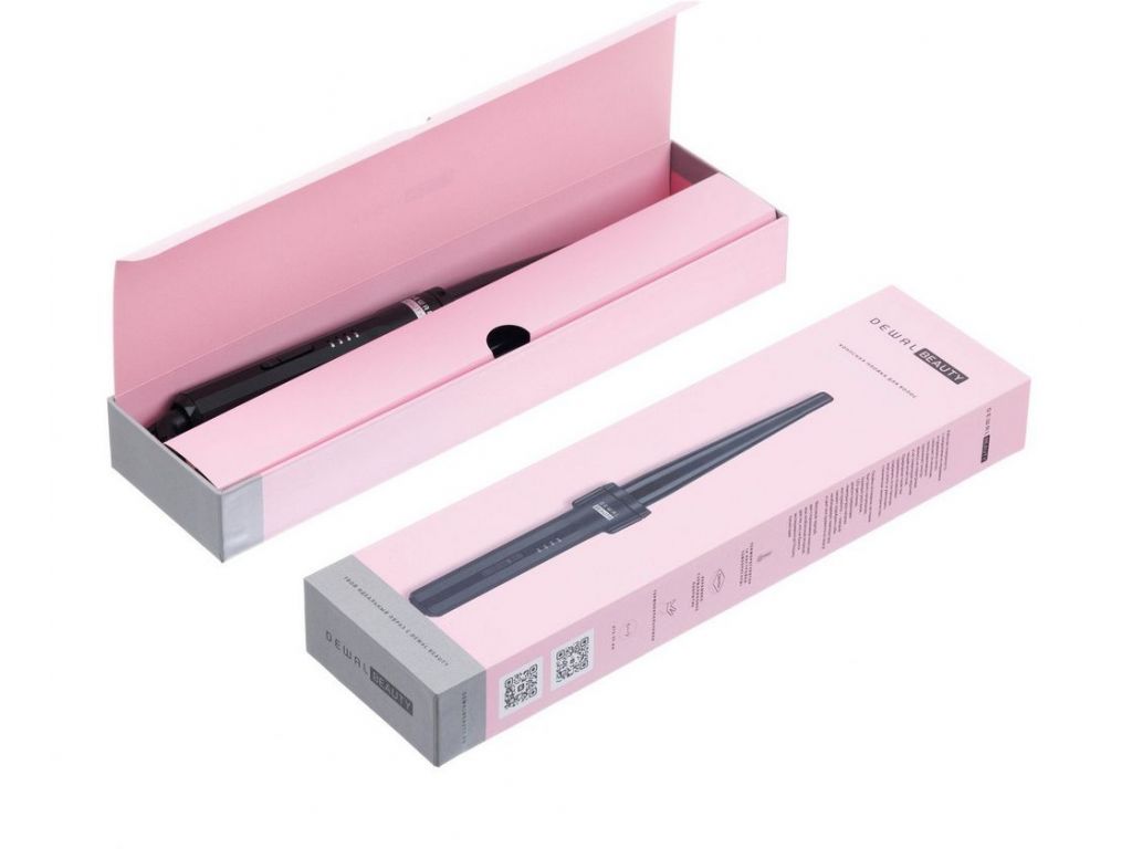 Конусная плойка Dewal Beauty Blue Comfort HI4101 (черный)
