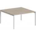 Стол Norden 140x143.8x75 SG.245.OL.44.WH (белый/дуб светлый)