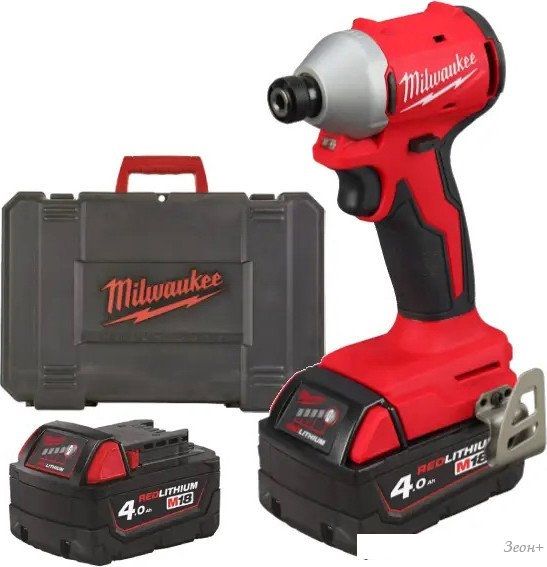 Винтоверт Milwaukee M18 M18BLIDRC-402C 4933492840 (с 2-мя АКБ, кейс)
