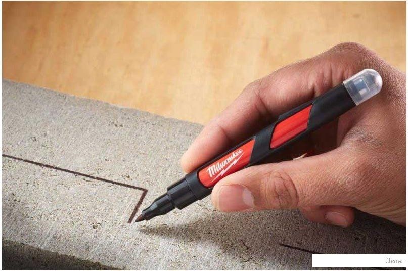 Маркер Milwaukee Inkzall Fine Point Marker with Stylus 48223101 (черный)