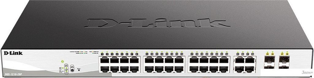 Настраиваемый коммутатор D-Link DGS-1210-28P/F5A