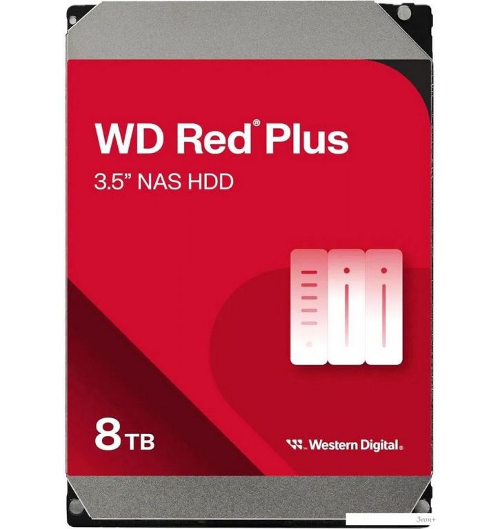 Жесткий диск WD Red Plus 8TB WD80EFPX
