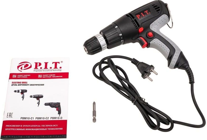 Безударная дрель P.I.T PBM10-C
