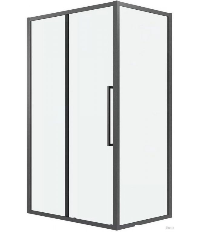 Душевой уголок Grossman Cosmo 110x80x195 120.K33.02.1180.42.00 (графит сатин/стекло прозрачное)