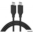 Кабель Genius ACC-C2CC-3A USB Type-C - USB Type-C (1 м, черный)