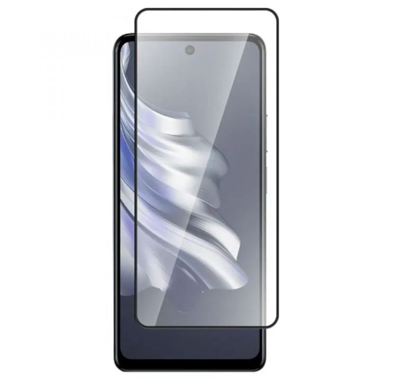 Защитное стекло Red Line для Tecno Spark 20 Pro Full Screen Tempered Glass Full Glue Black УТ000037604