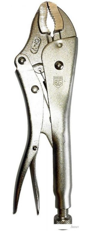 Клещи зажимные Berger С фиксатором 250мм BG1160