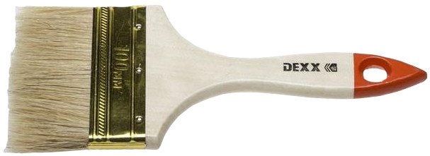 Кисть малярная DEXX 0100-100-z02 плоская (100мм, натуральная щетина)