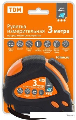 Рулетка TDM Алмаз SQ1018-0109