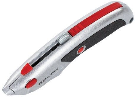 Нож строительный BRAUBERG Professional 235404