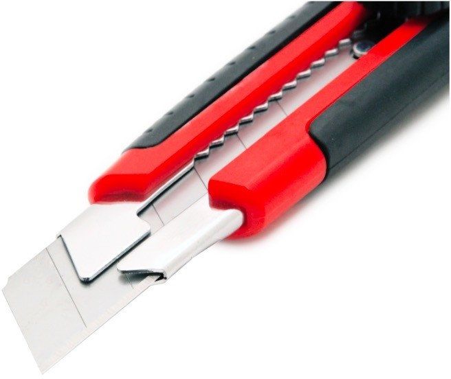 Нож строительный Vira Twist Lock 831401