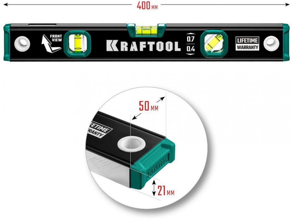 Уровень строительный KRAFTOOL 34781-40