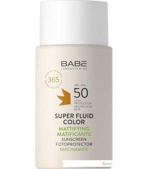   Laboratorios BABE Super Fluid Color Mattifyng Sunscreen SPF50 (50 )